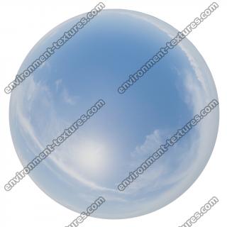 HDRi Skydome of Blue Clouded Sky 12K